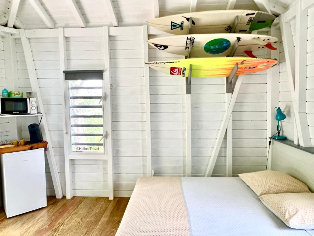 Le Surf Lodge, Chambre Avec Vue Mer Dans Un Ecrin De Verdure Deshaies Exterior foto