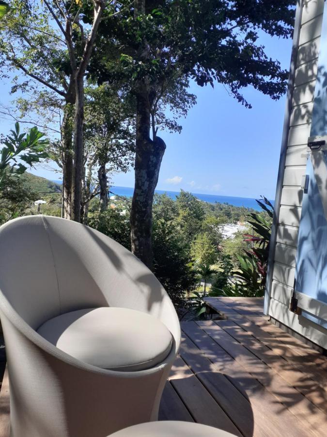 Le Surf Lodge, Chambre Avec Vue Mer Dans Un Ecrin De Verdure Deshaies Exterior foto